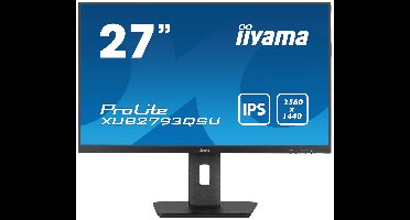 iiyama XUB2793QSU-B7 computer monitor 68,6 cm (27") 2560 x 1140 Pixels Wide Quad HD LED Zwart