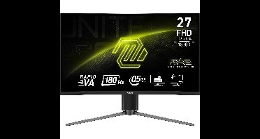 MSI MAG 27C6PF computer monitor 68,6 cm (27") 1920 x 1080 Pixels Full HD Zwart