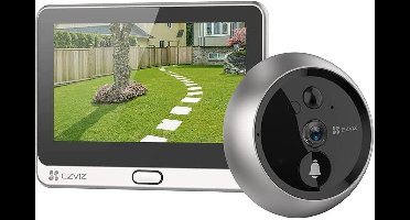 EZVIZ DP2C intercomsysteem 2 MP 10,9 cm (4.3") Zilver