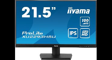 iiyama ProLite XU2293HSU-B6 computer monitor 54,6 cm (21.5") 1920 x 1080 Pixels Full HD LED Zwart