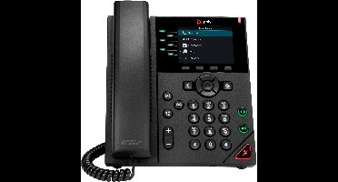 POLY VVX 350 6-lijns IP-telefoon met PoE-ondersteuning