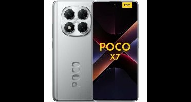 Smartphone Xiaomi POCO X7 5G 8-256 SV Octa Core 8 GB RAM 256 GB Zilverkleurig 6,67"