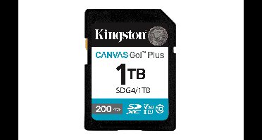 Kingston Technology Canvas Go! Plus 1TB SDXC Canvas Go Plus Gen4 200MB/s C10 UHS-I U3 V30