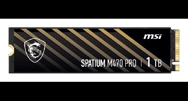MSI Spatium M470 PRO PCIe 4.0 NVMe M.2 1TB PCI Express 4.0 3D NAND