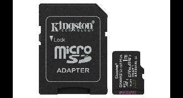 Kingston Technology 1TB microSDXC Canvas Select Plus Gen3 150MB/s A1 kaart + adapter
