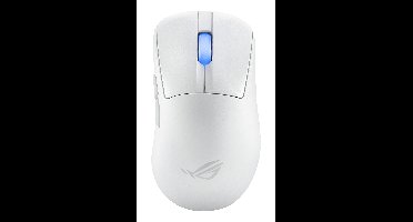 ASUS ROG Keris II Ace Wireless AimPoint White muis Gamen Rechtshandig RF Wireless + Bluetooth + USB Type-A Optisch 42000 DPI