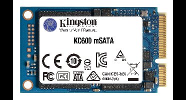 Kingston Technology 512G SSD KC600 SATA3 mSATA