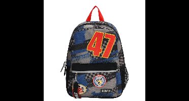 Zebra Trends Finn Rugzak zwart-donkerblauw schooltas kind