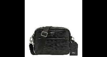 Guess Milano Crossbody Double Zip black schoudertas heren