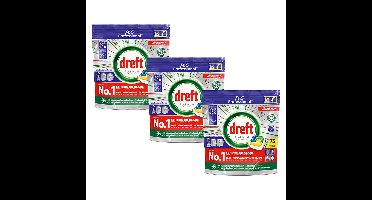 225 Stuks Dreft Platinum Vaatwastabletten