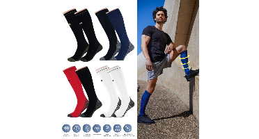 2-Pack Comfort Essentials Multifunctionele Compressie Sokken