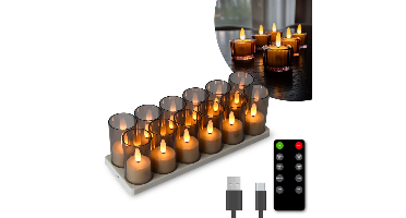 FlinQ Oplaadbare Theelichtjes