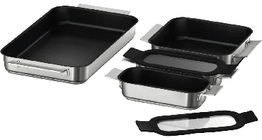 Bosch HEZ9FF040 Flex pan set, 4 stuks (2xS, 1xM, 1xL)