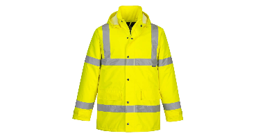 Portwest Hi-Vis Winter Traffic Jacket S460 Geel