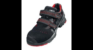 Uvex 85362 S1P zwart/rood Veiligheidsschoen