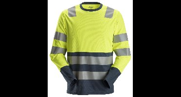 Snickers Workwear 2433 AllroundWork, High-Vis T-Shirt met lange mouwen KL2