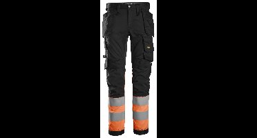 Snickers Workwear 6234 High-Vis, Class 1 Stretch Trousers Holster Pockets