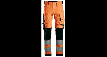 Snickers Workwear 6343 High-Vis, Class 2 Stretch Trousers