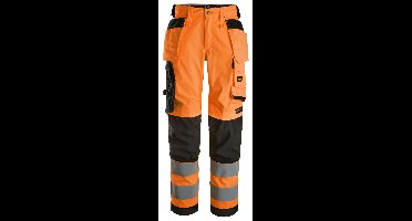 Snickers Workwear 6743 High-Vis, Klasse 2, Dames Stretchbroek met Holsterzakken