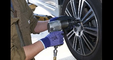 Showa 341 Purple Werkhandschoen Latex