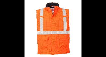 Portwest S776 Bizflame Rain Hi-Vis Anti-static FR Bodywarmer