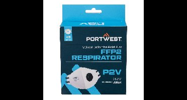 Portwest P210 FFP2 Platgevouwen Dolomite Masker (PK3)