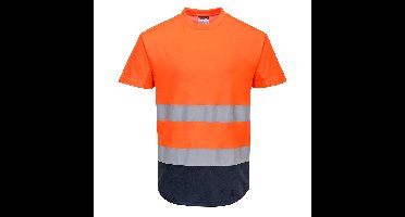Portwest C395 Hi-Vis Contrast Mesh Insert T-Shirt S/S