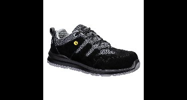 Portwest FE07 Composite Cow Suede Leather Trainer S1 ESD SR FO