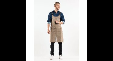 Chaud Devant 652 Bib Apron Forene Cross Mud Denim