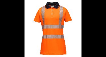 Portwest LW72 Hi-Vis Women's Cotton Comfort Pro Polo Shirt S/S