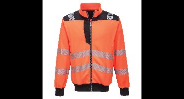 Portwest PW370 PW3 Hi-Vis Zip Sweatshirt