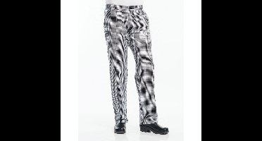 Basix 127 Chef Pants Pepita Black