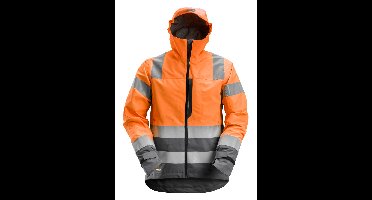 Snickers Workwear 1330 AllroundWork, High-Vis Waterproof Shell Jack Klasse 3