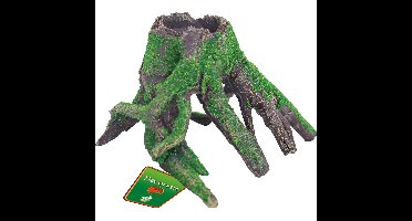 Boon Mangrove & Mos Ornament 15x13x11 cm - Natuurlijke Aquarium Schuilplaats