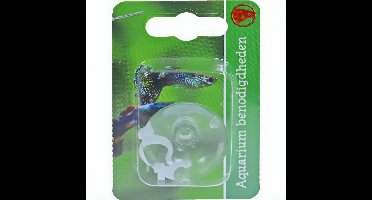 Boon Zuignap met Verstelbare Klemmen 4/6mm & 9/12mm - Betrouwbare Aquarium Bevestiging