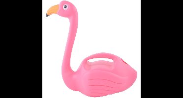 Esschert Design Gieter - flamingo - roze - 1,5 liter - kunststof