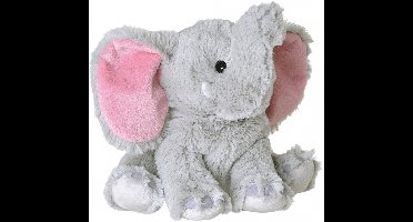 Grijze olifanten heatpack/coldpack knuffels 29 cm knuffeldieren
