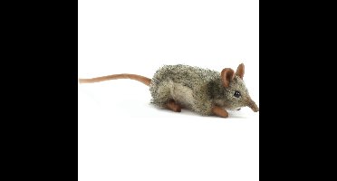 Hansa - Pluche Olifantsmuis Knuffel - Bruin/Grijs - 18 cm