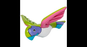 Opblaasbare papegaai - 23 cm - Tropische Hawaii decoraties