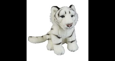 Pluche knuffel dieren Witte Tijger 28 cm