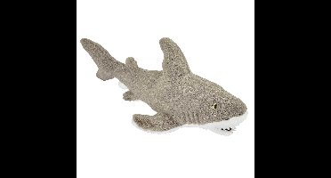 Pluche knuffel zeedieren Witte Haai van 40 cm