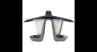 Prosperplast Vogelvoedersilo - antraciet - vogelvoederplek - 28 cm