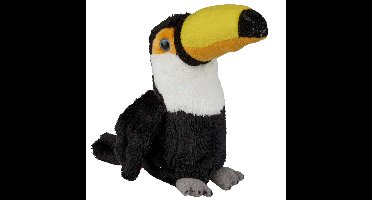 Ravensden pluche knuffel dier Toekan - 15 cm - tropische vogels