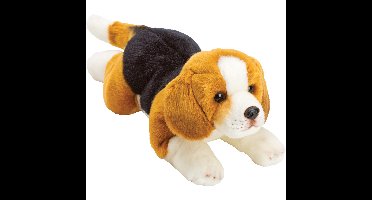 Suki Gifts pluche knuffel hond - Beagle - 34 cm - honden knuffeldieren
