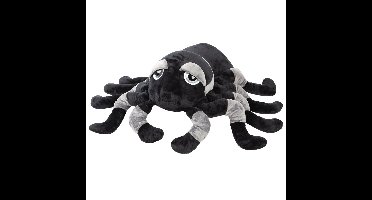 Suki gifts Pluche knuffel spin - tarantula - zwart/grijs - 82 cm - XXL-size