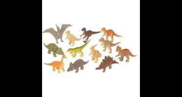 Wild Republic Dino Speelset 12-delig - plastic speelgoedfiguren