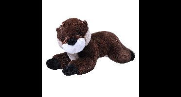 Wild Republic Eco-kins rivier otter pluche knuffel 30 cm