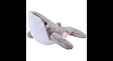 Wild Republic pluche bultrug walvis - Eco-kins - 30 cm - waterdier
