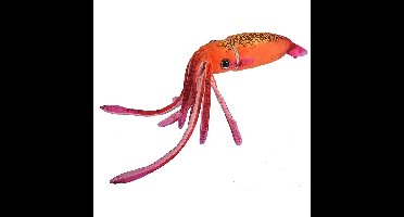 Wild Republic pluche octopus/inktvis knuffel - oranje - 38 cm