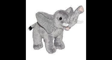 Wild Republic Pluche olifant - met geluid - 20cm - dieren knuffel